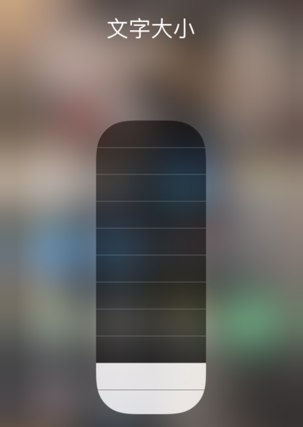 榕城苹果手机维修分享小技巧：在 iPhone 控制中心快速调节字体大小 