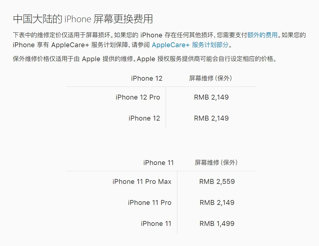 榕城苹果手机维修分享iPhone 12/12 Pro 更换屏幕多少钱 